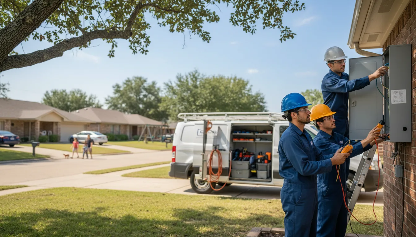 Certified electrician providing emergency electrical services in Cunningham, TN